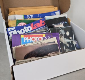 a shoebox full of print photos